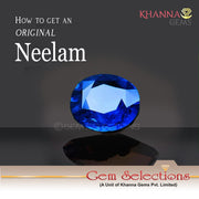 How to Get Original Neelam Ratna or Blue Sapphire?